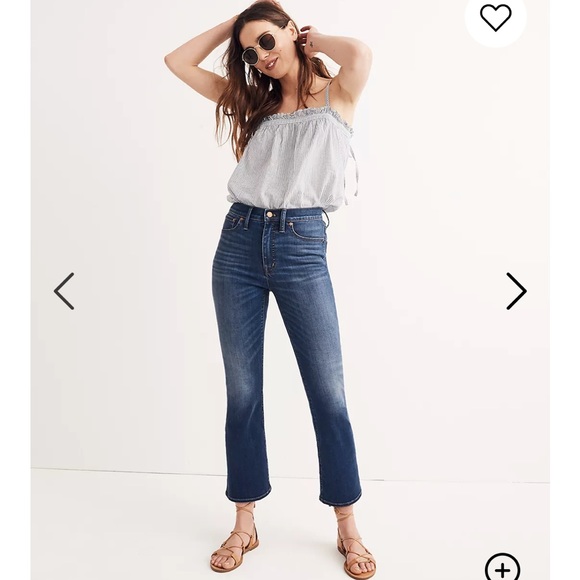 Madewell Denim - MADEWELL- Cali Demi-Boot Croppes Jeans